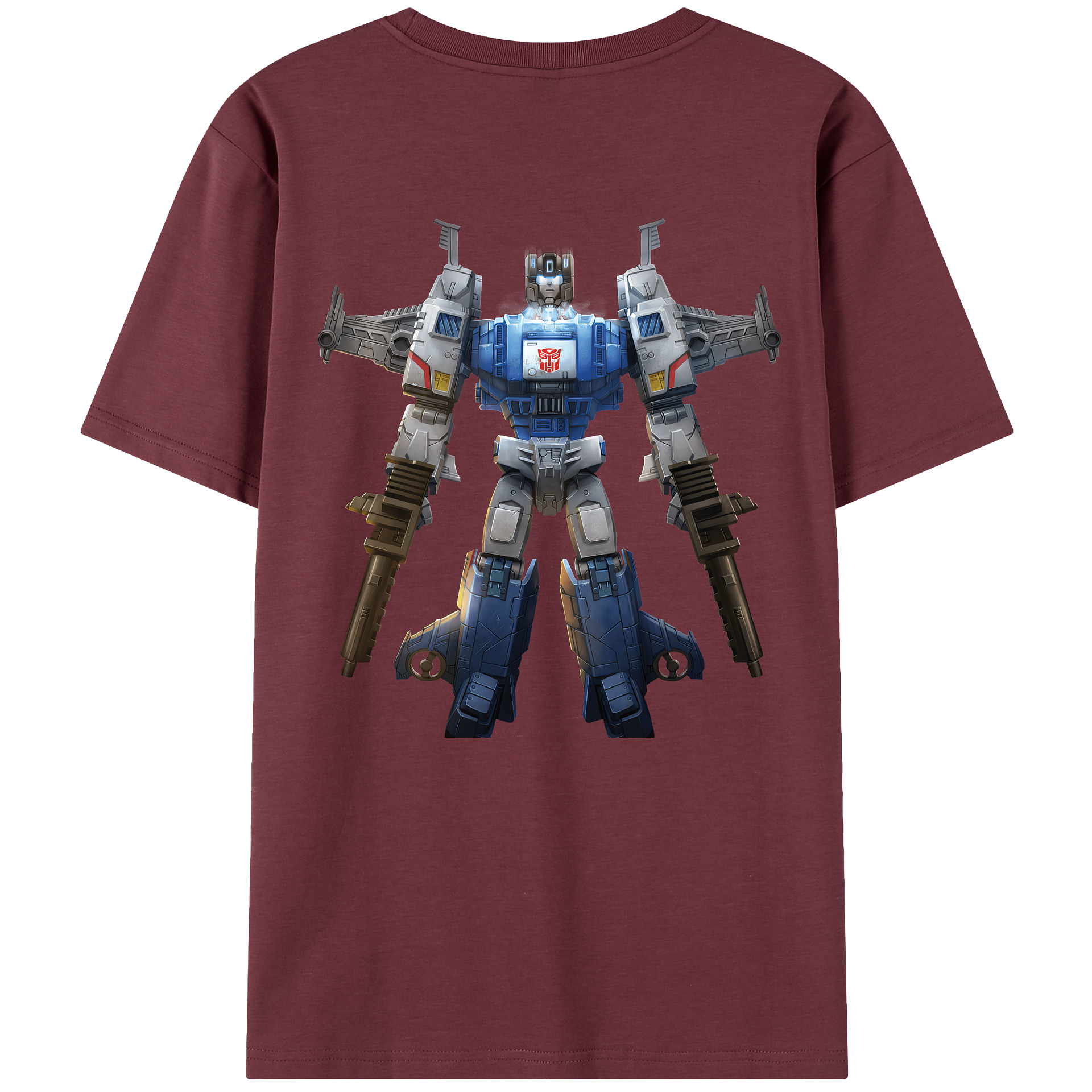 （画像用） Transformers トランスフォーマー 綿100％半袖Tシャツ（背面プリント）